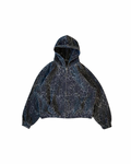 Cheetah zipper hoodie