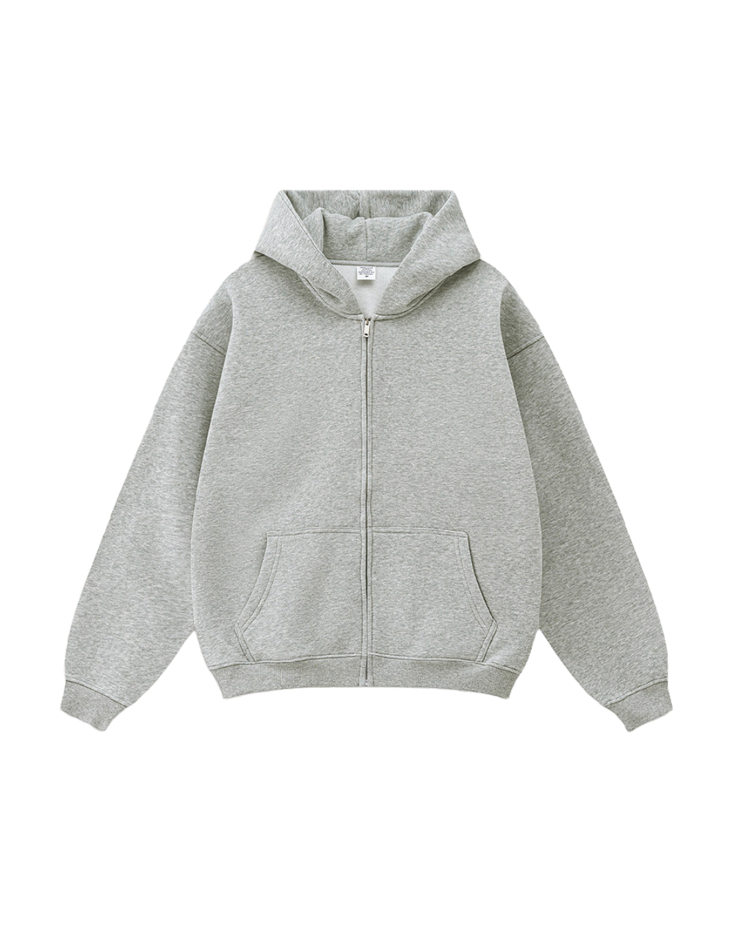 Basic zip-up hoodie