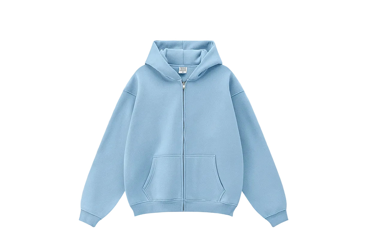 Baby Blue zip up